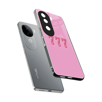 777 sleek vivo v40e cover with tempered glass back and TPU edges