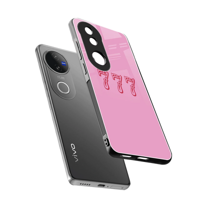 777 sleek vivo v50 cover with tempered glass back and TPU edges