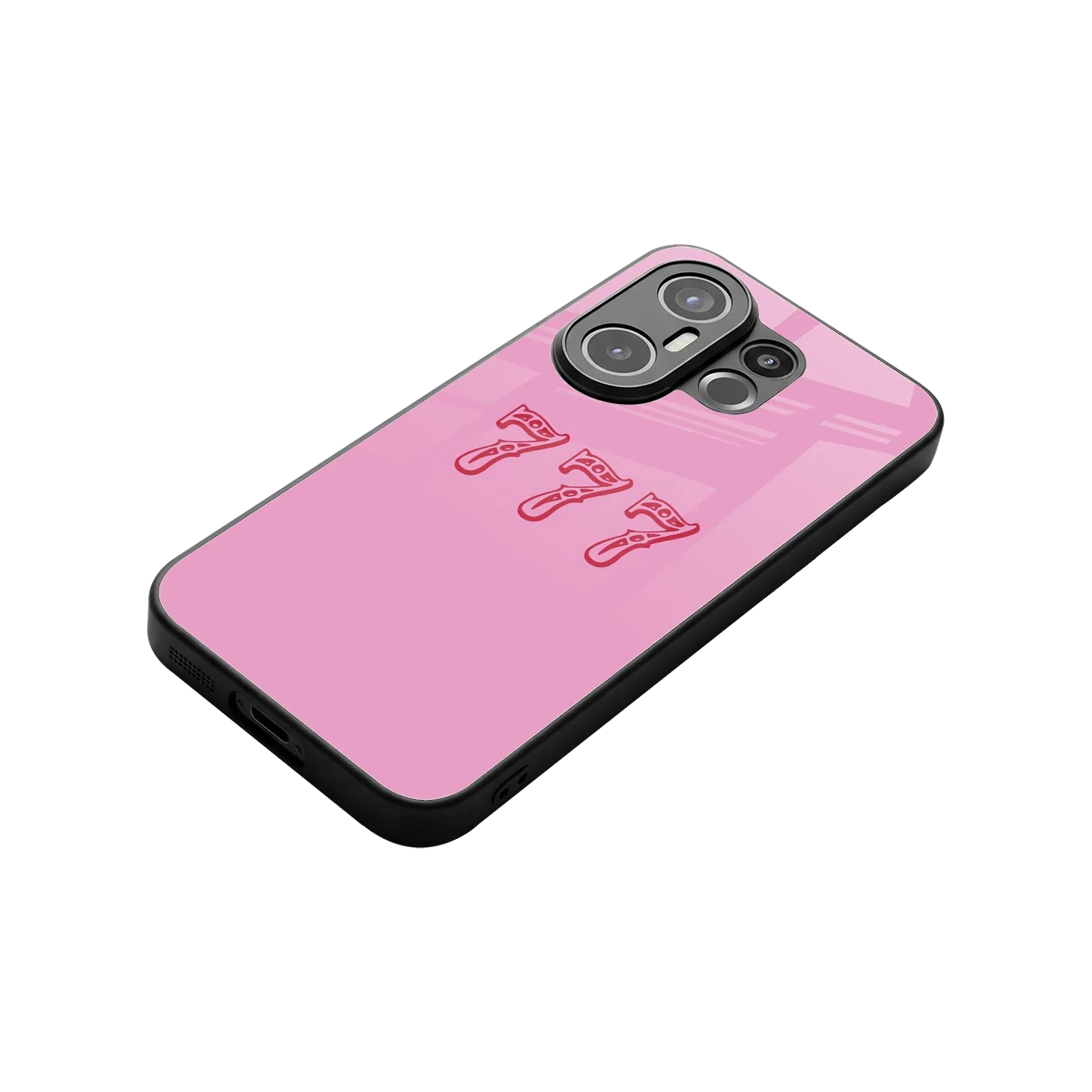 777 stylish phone case for vivo x200 fe | glossy glass and slim fit