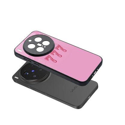 777 sleek vivo x300 pro cover with tempered glass back and TPU edges