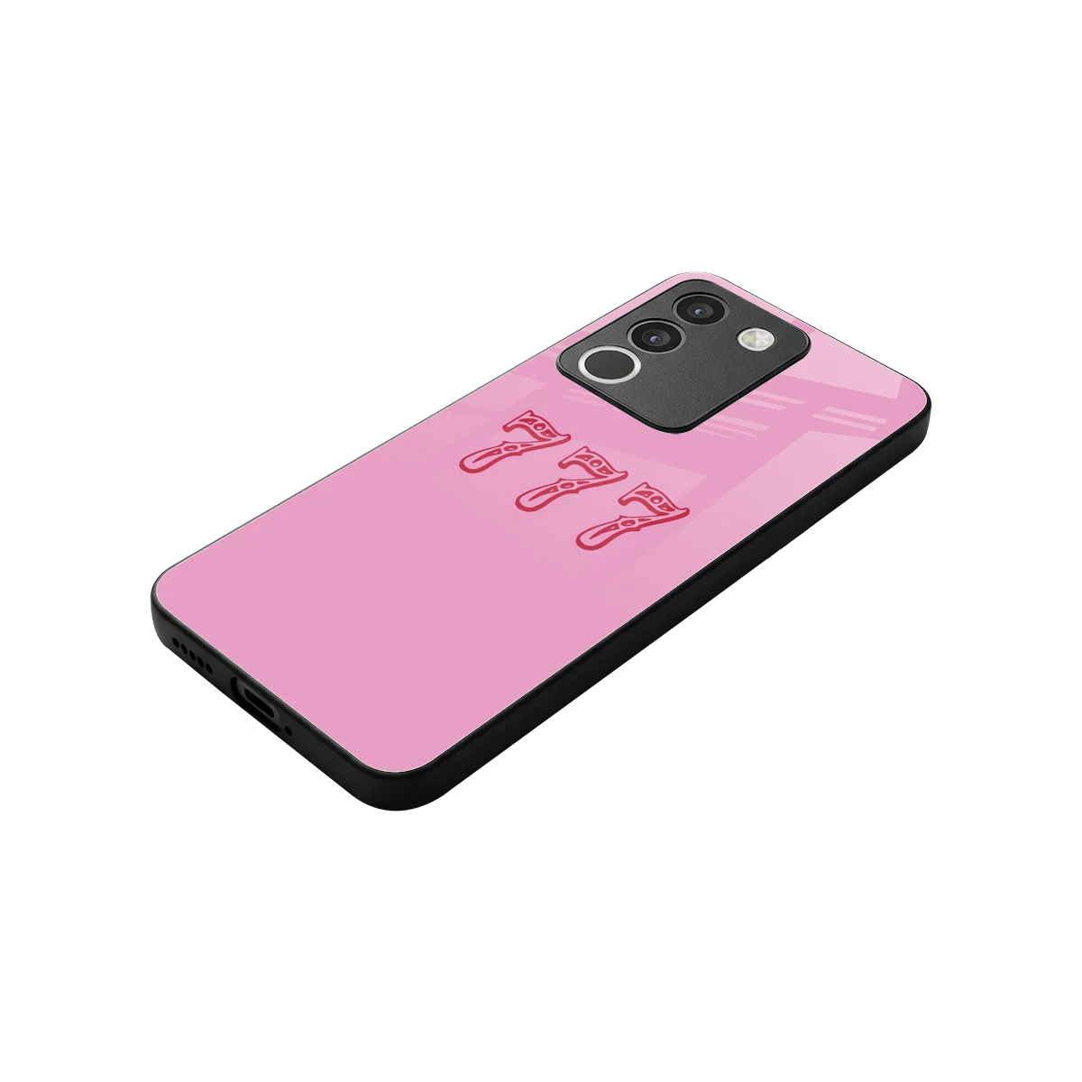 777 stylish phone case for vivo y200 5g | glossy glass and slim fit