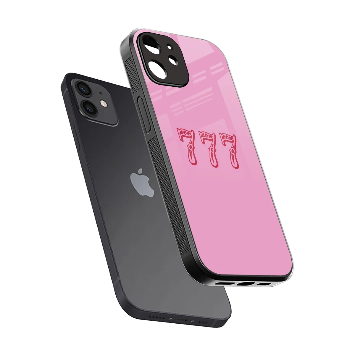 777 sleek iphone 11 cover with tempered glass back and TPU edges