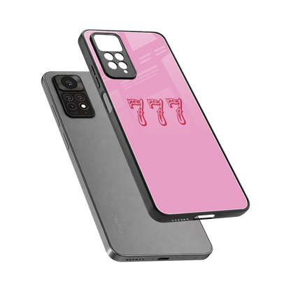 777 sleek redmi note 11 pro cover with tempered glass back and TPU edges