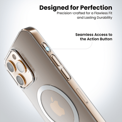 Anti Yellow Magsafe Clear Case for iPhone 16 Pro