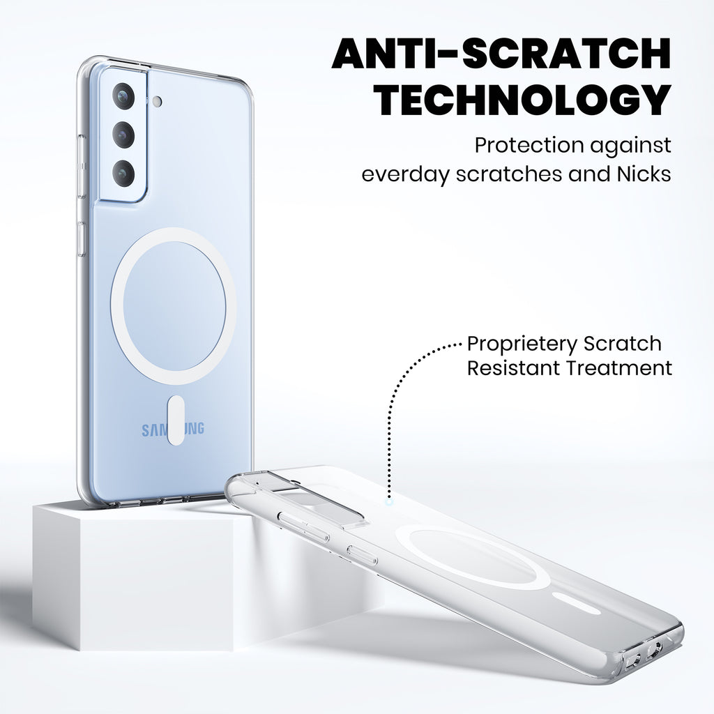 Anti Yellow Magsafe Clear Case for Samsung Galaxy S21