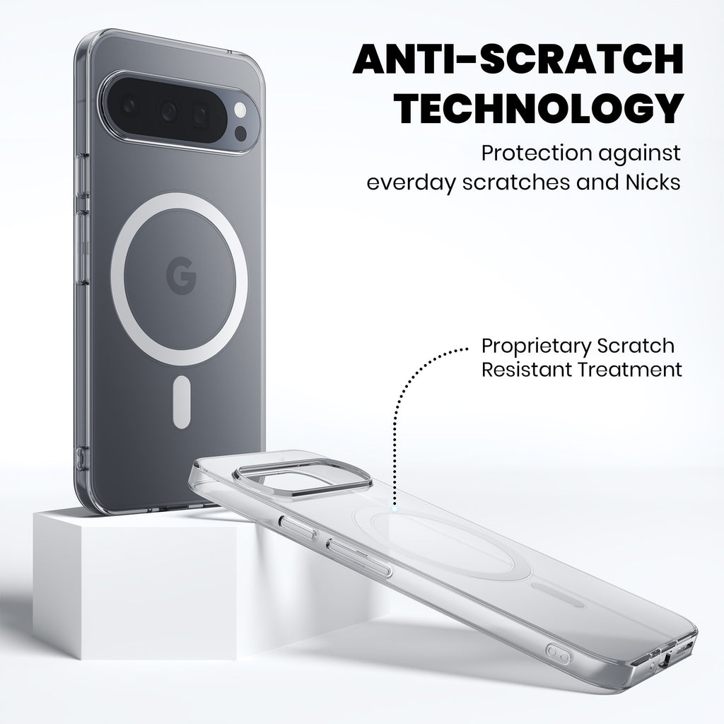 Anti Yellow Magsafe Clear Case for Google Pixel 9 Pro