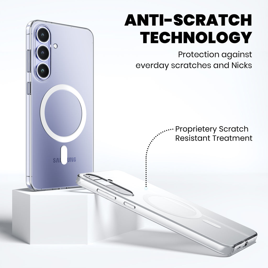 Anti Yellow Magsafe Clear Case for Samsung Galaxy S25