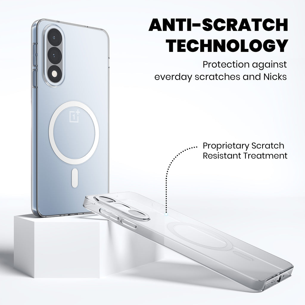 Anti Yellow Magsafe Clear Case for OnePlus Nord AC2001