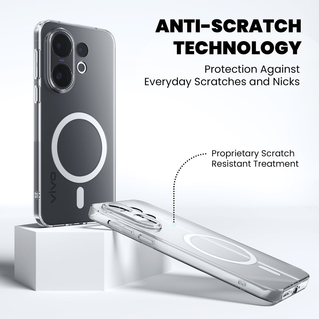 Anti Yellow Magsafe Clear Case for Vivo V60