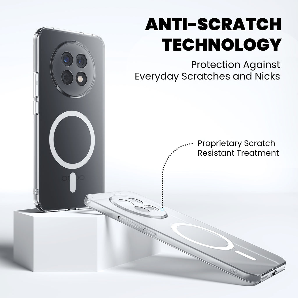 Anti Yellow Magsafe Clear Case for Oppo F29 5G