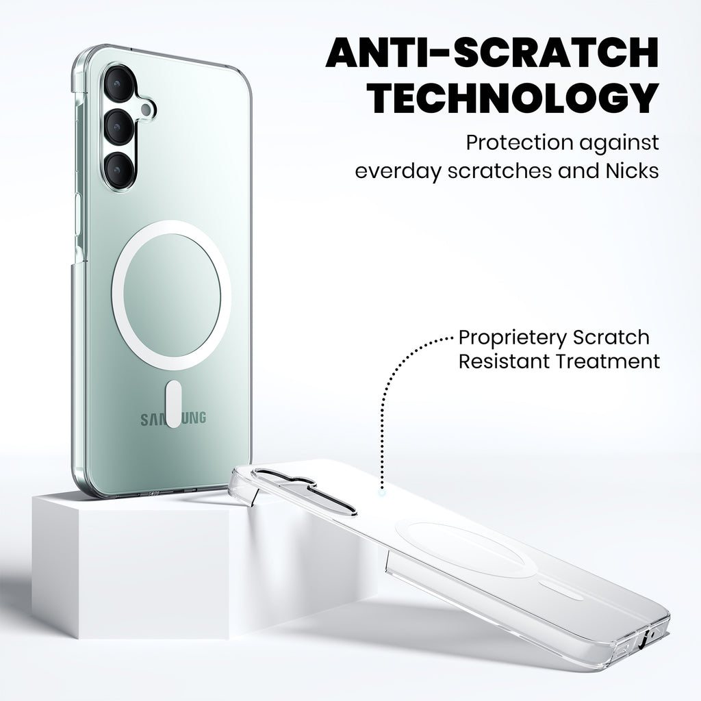 Anti Yellow Magsafe Clear Case for Samsung Galaxy A15 5G