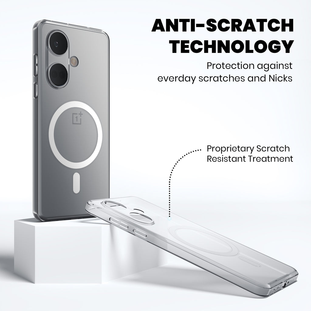 Anti Yellow Magsafe Clear Case for Oneplus Nord 2T 5G