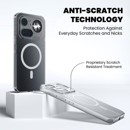 Anti Yellow Magsafe Clear Case for Nothing Phone 4A Pro