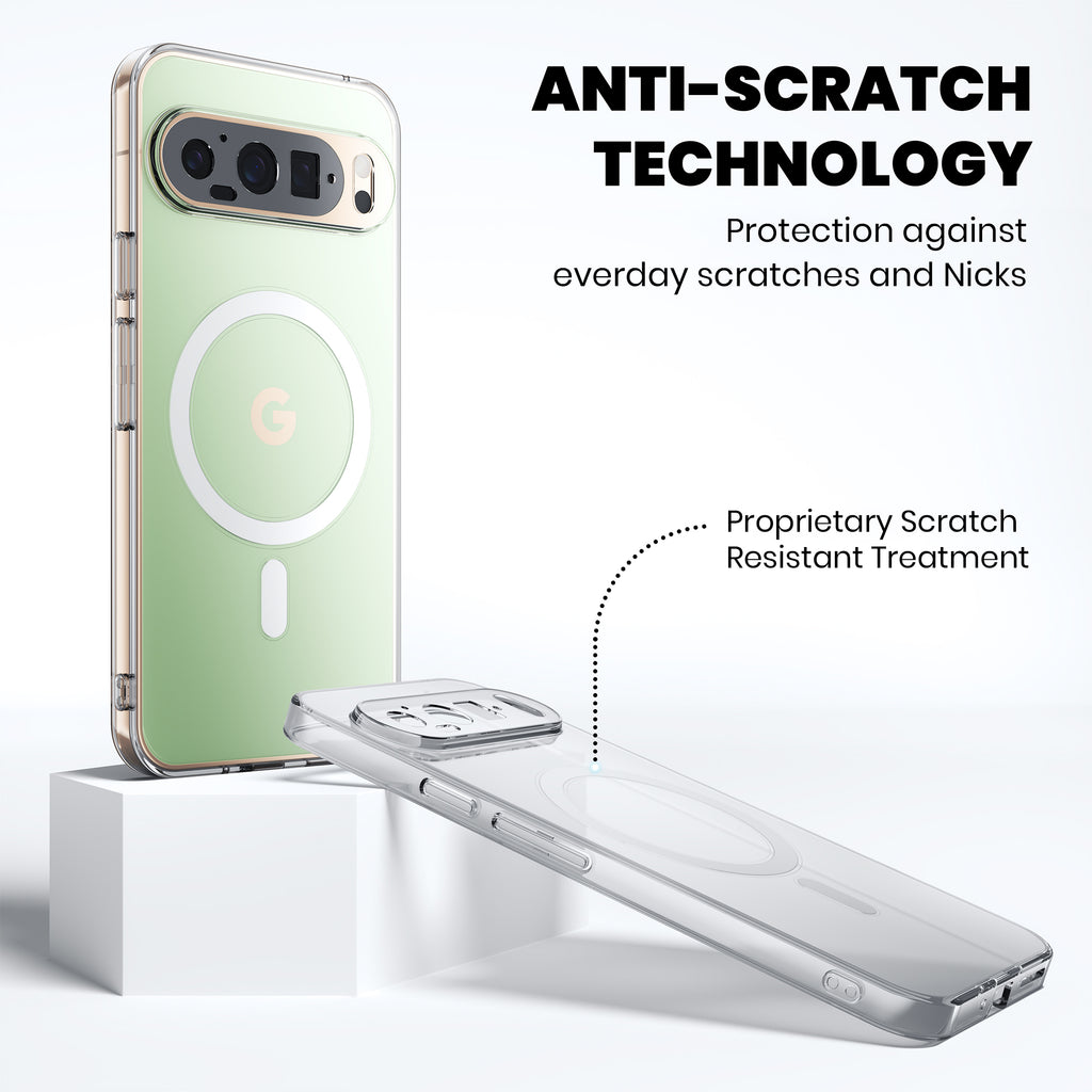 Anti Yellow Magsafe Clear Case for Google Pixel 10 Pro XL