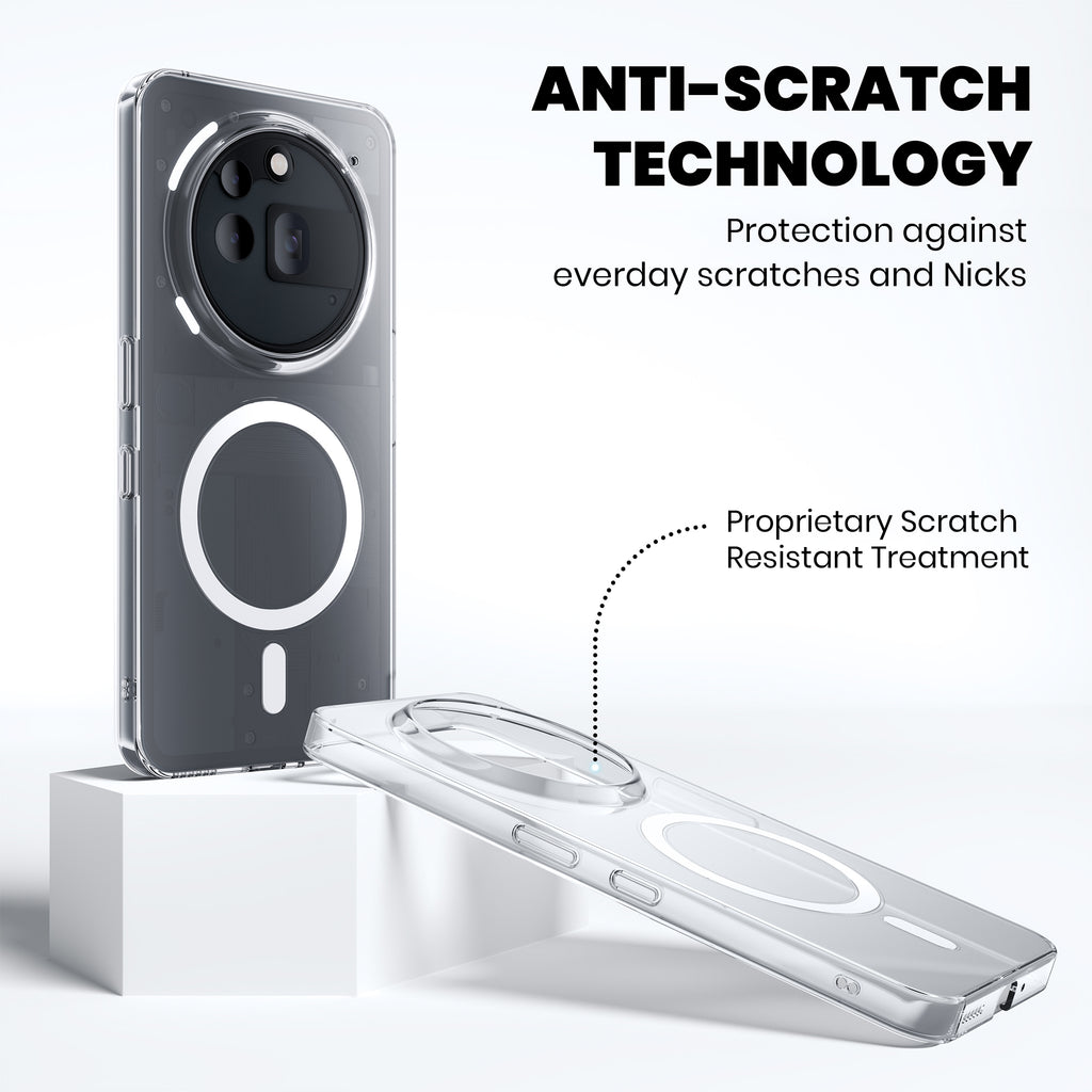 Anti Yellow Magsafe Clear Case for Nothing Phone 3a Pro