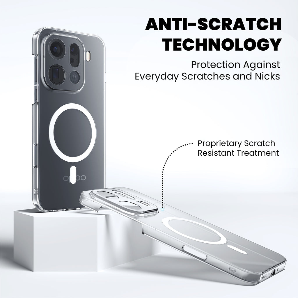 Anti Yellow Magsafe Clear Case for Oppo A5 5G