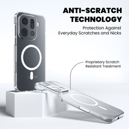 Anti Yellow Magsafe Clear Case for Oppo A5 5G