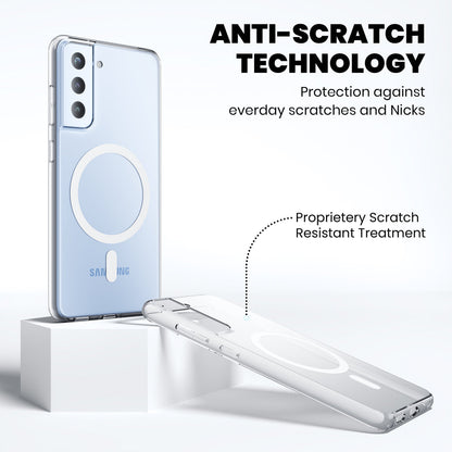 Anti Yellow Magsafe Clear Case for Samsung Galaxy S21 Ultra