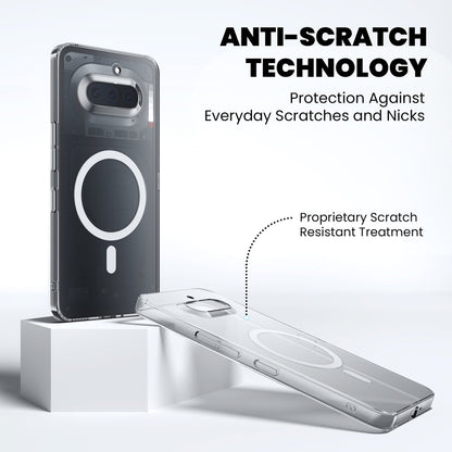 Anti Yellow Magsafe Clear Case for Nothing Phone 4A
