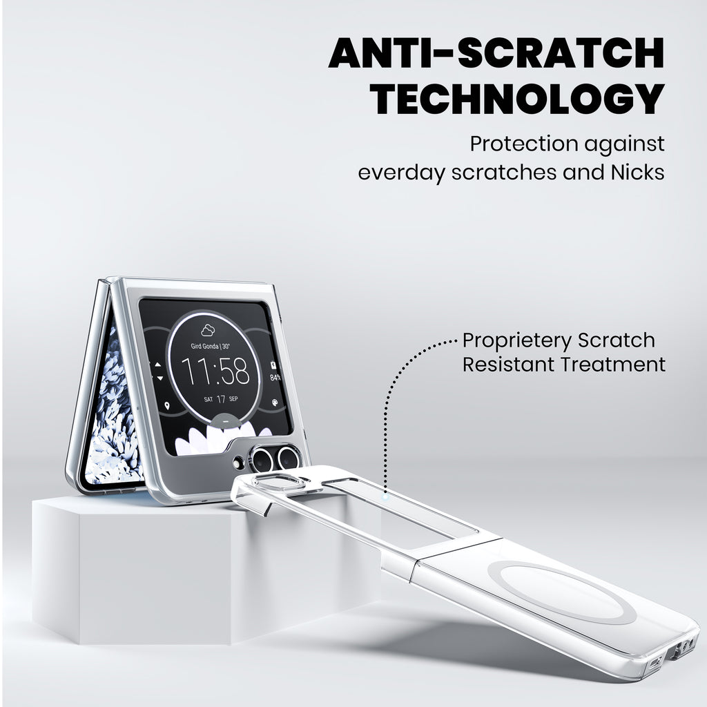 Anti Yellow Magsafe Clear Case for Samsung  Galaxy Z Flip 7