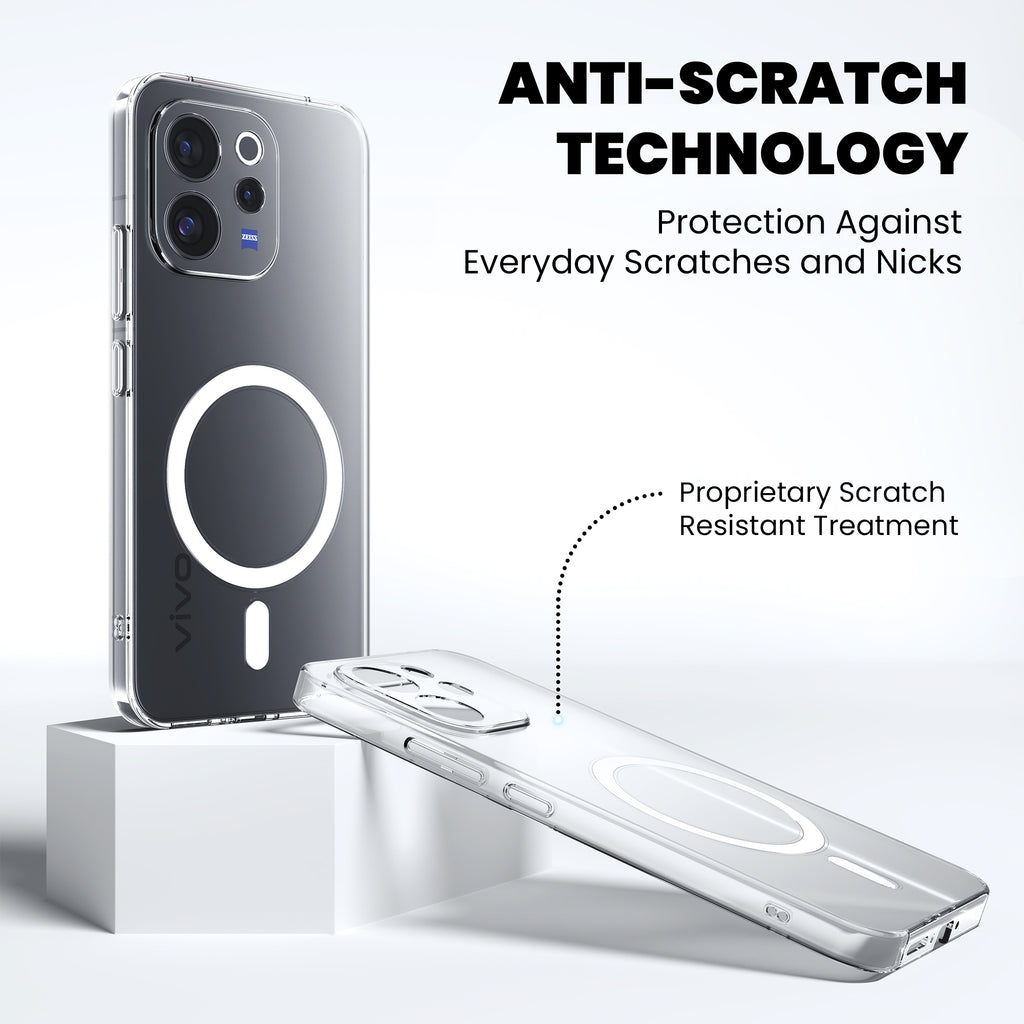 Anti Yellow Magsafe Clear Case for Vivo V70