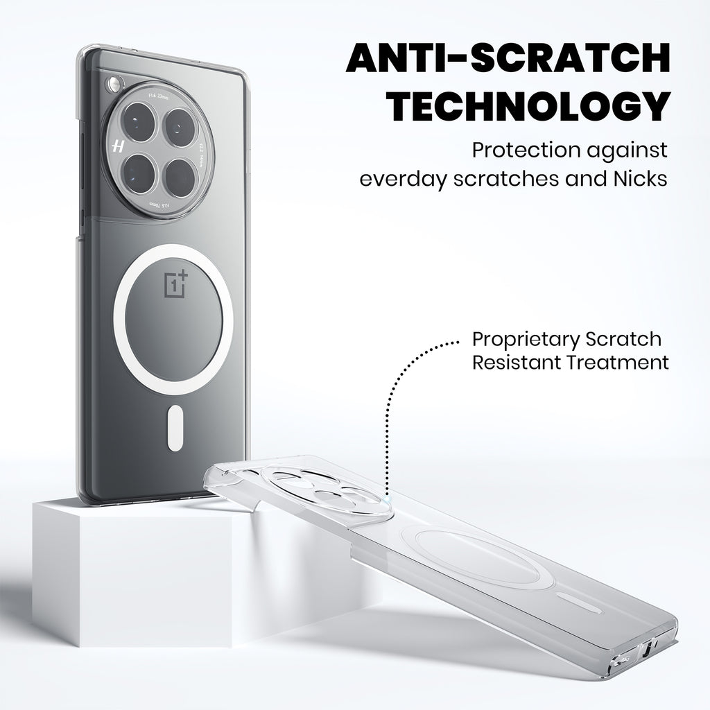 Anti Yellow Magsafe Clear Case for OnePlus 12R