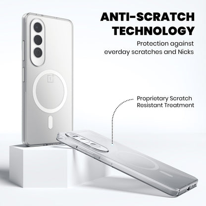 Anti Yellow Magsafe Clear Case for Oneplus Nord Ce 4 Lite