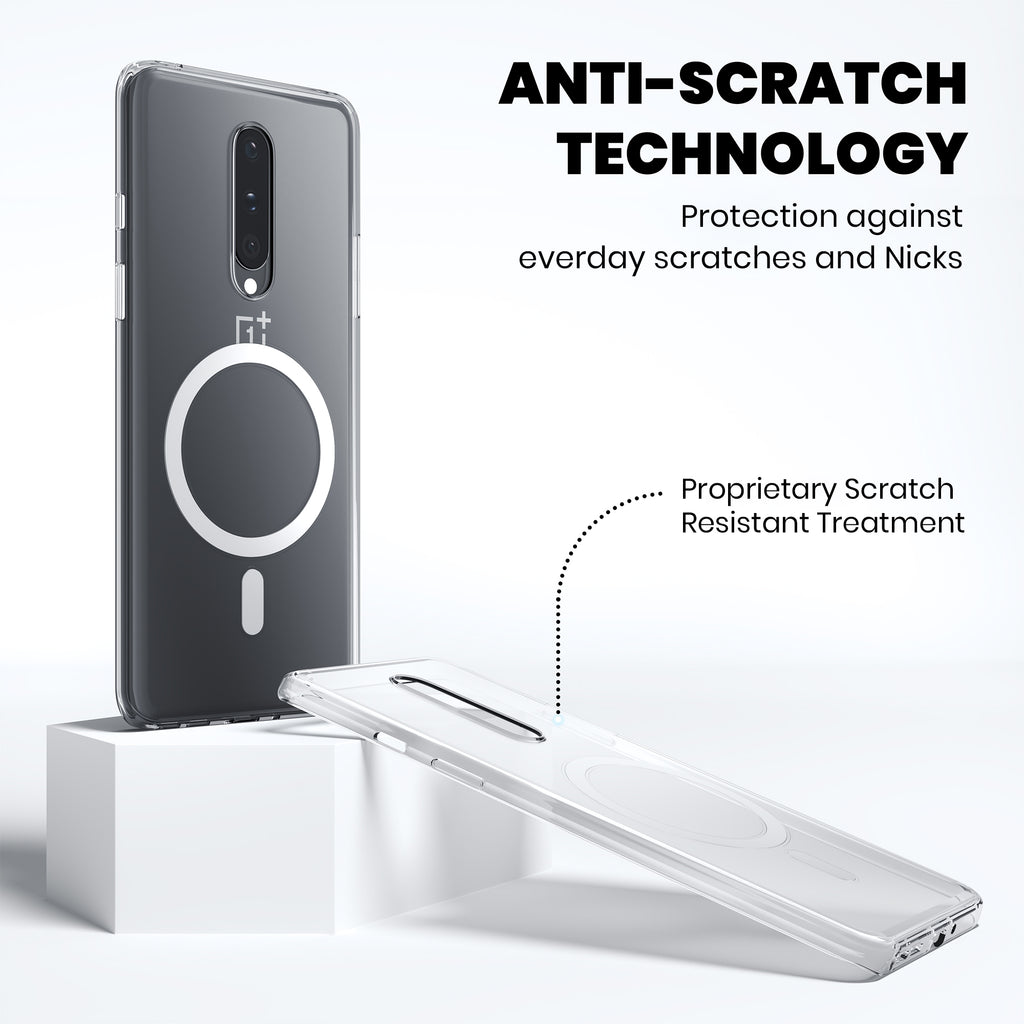 Anti Yellow Magsafe Clear Case for OnePlus 8