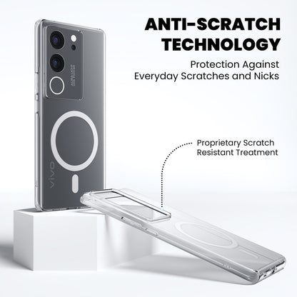 Anti Yellow Magsafe Clear Case for Vivo Y300 5G