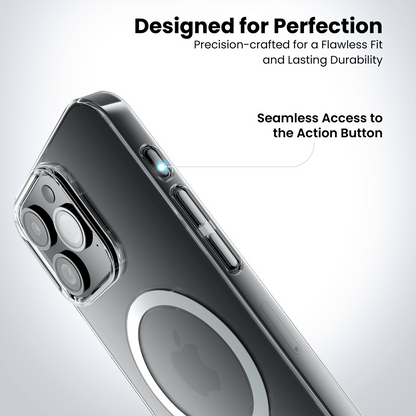 Anti Yellow Magsafe Clear Case for iPhone 15 Pro