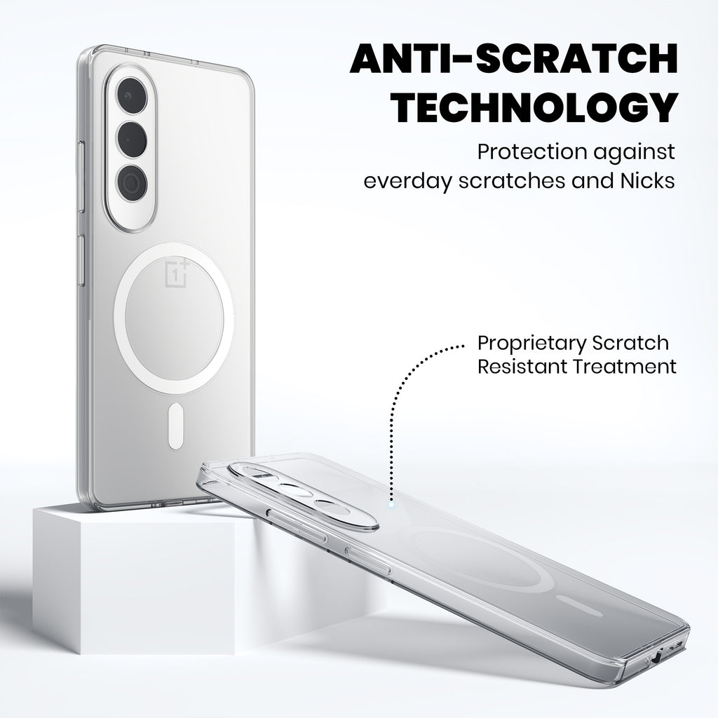 Anti Yellow Magsafe Clear Case for Oneplus Nord Ce 4