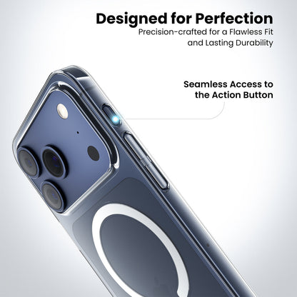 Anti Yellow Magsafe Clear Case for iPhone 17 Pro Max