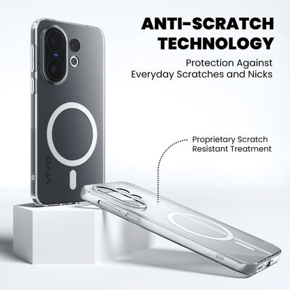 Anti Yellow Magsafe Clear Case for Vivo Y19s