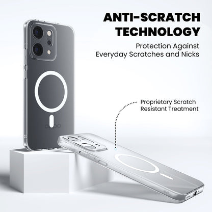 Anti Yellow Magsafe Clear Case for Oppo Reno 14 Pro 5G