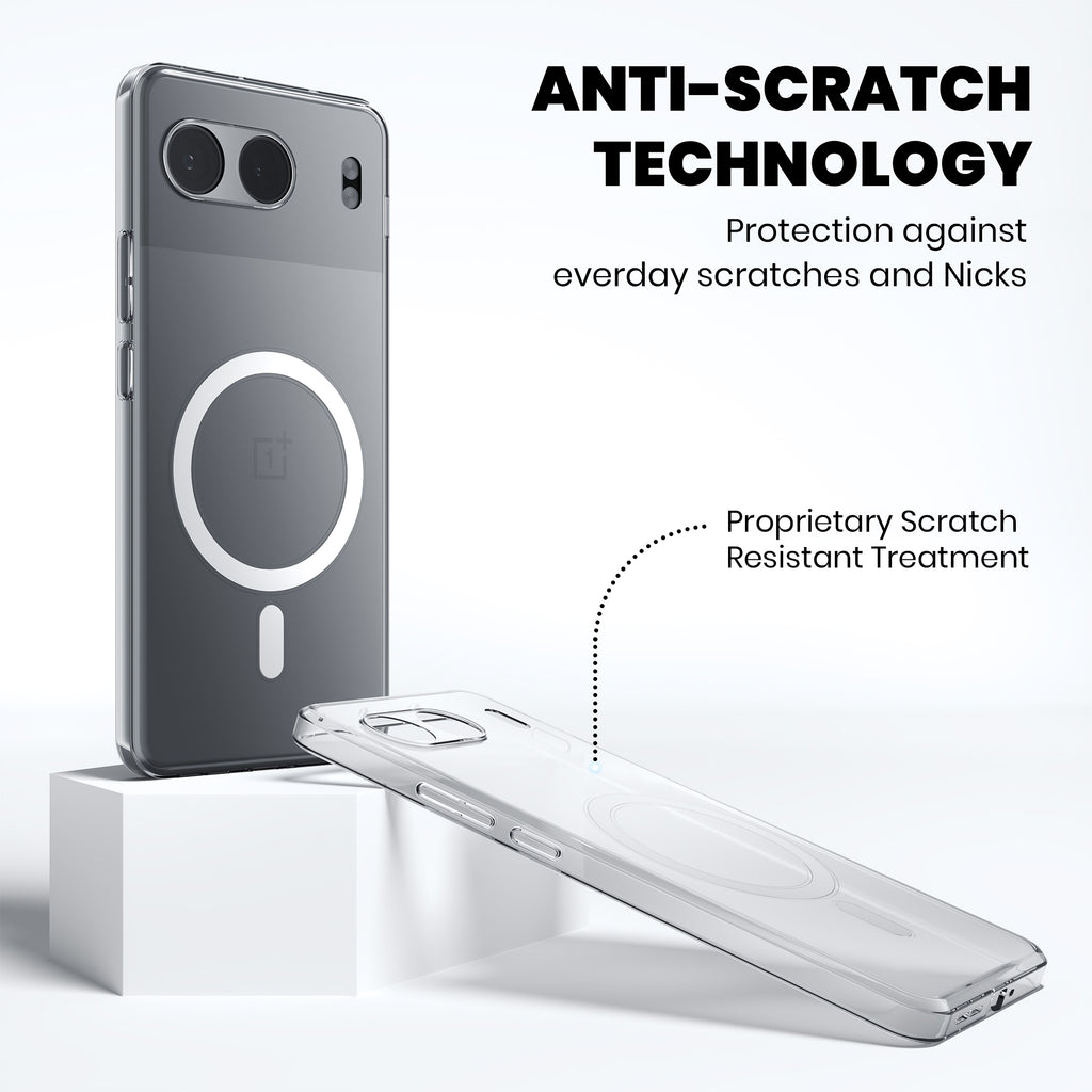 Anti Yellow Magsafe Clear Case for Oneplus Nord 4