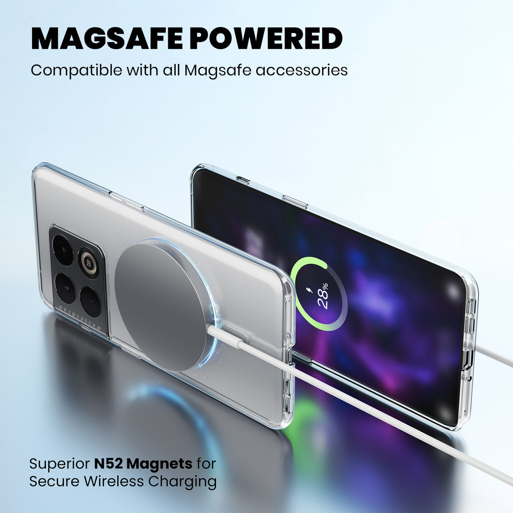 Anti Yellow Magsafe Clear Case for Oneplus 10R 5G
