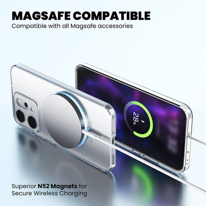 Anti Yellow Magsafe Clear Case for Oppo Reno 14