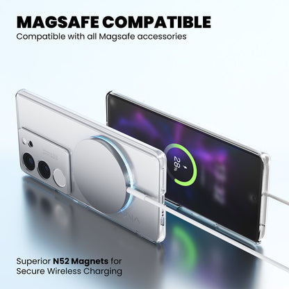 Anti Yellow Magsafe Clear Case for Vivo Y400 Pro