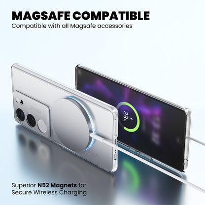 Anti Yellow Magsafe Clear Case for Vivo Y400 5G