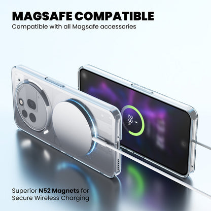 Anti Yellow Magsafe Clear Case for Nothing Phone 3a Pro