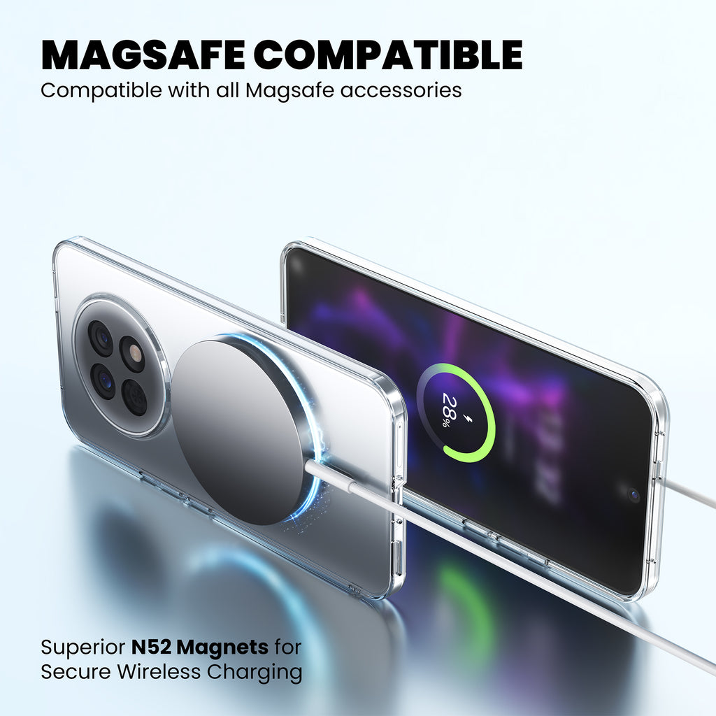 Anti Yellow Magsafe Clear Case for Oppo F29 Pro
