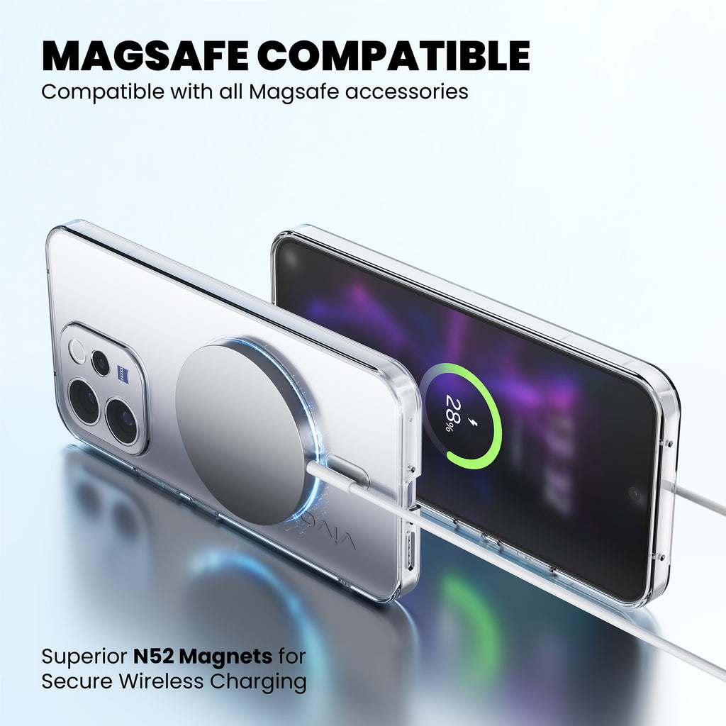 Anti Yellow Magsafe Clear Case for Vivo V70