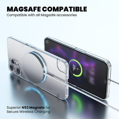 Anti Yellow Magsafe Clear Case for CMF Phone 2 Pro