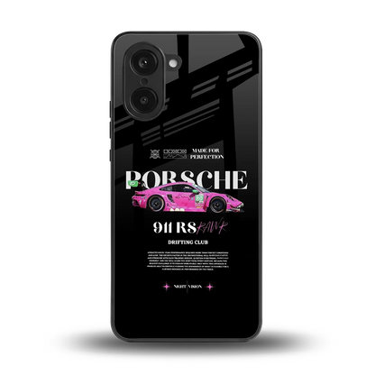 911 Drifting Club back phone cover | glass case for oneplus nord ce5 5g