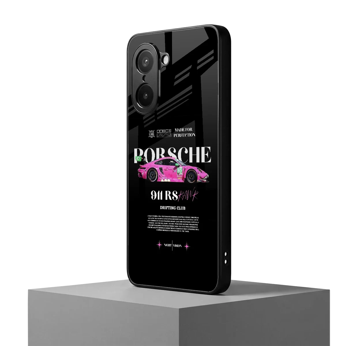 911 Drifting Club oneplus nord ce5 5g mobile cover | shockproof glass phone case