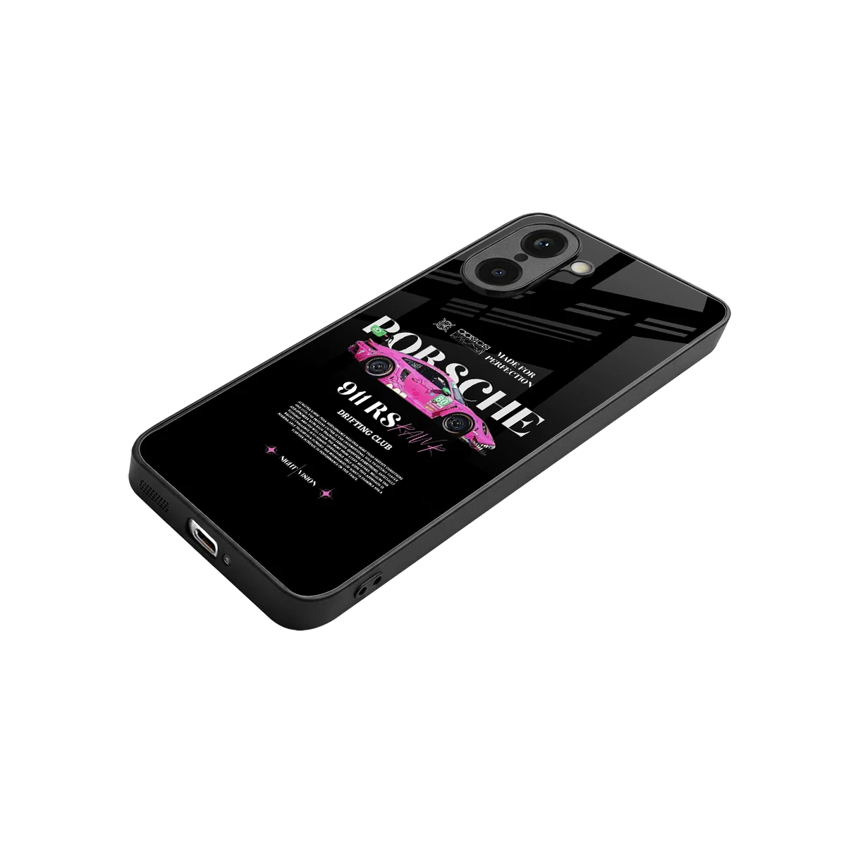 911 Drifting Club stylish phone case for oneplus nord ce5 5g | glossy glass and slim fit