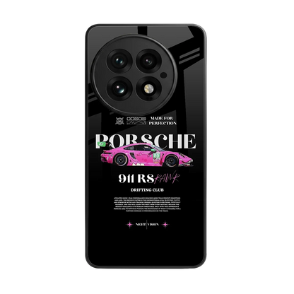 911 Drifting Club back phone cover | glass case for oneplus 13