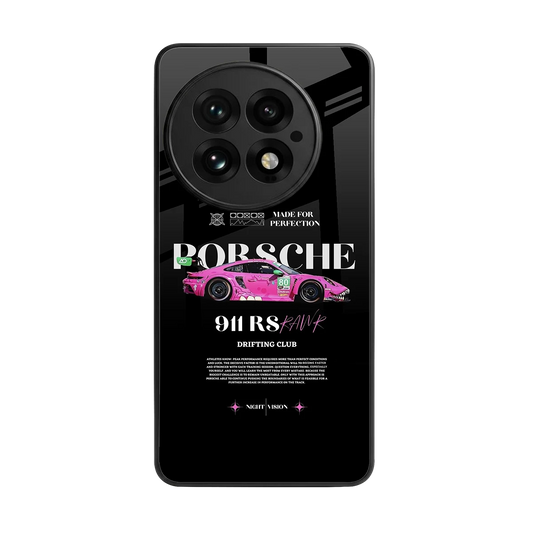 911 Drifting Club back phone cover | glass case for oneplus 13
