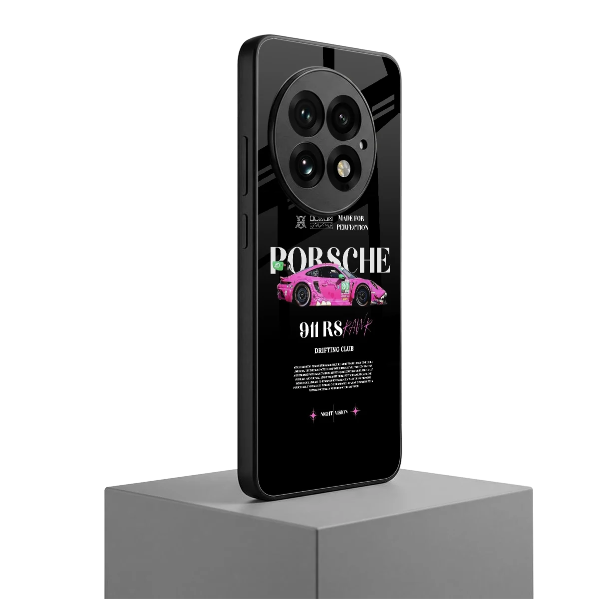 911 Drifting Club oneplus 13 mobile cover | shockproof glass phone case