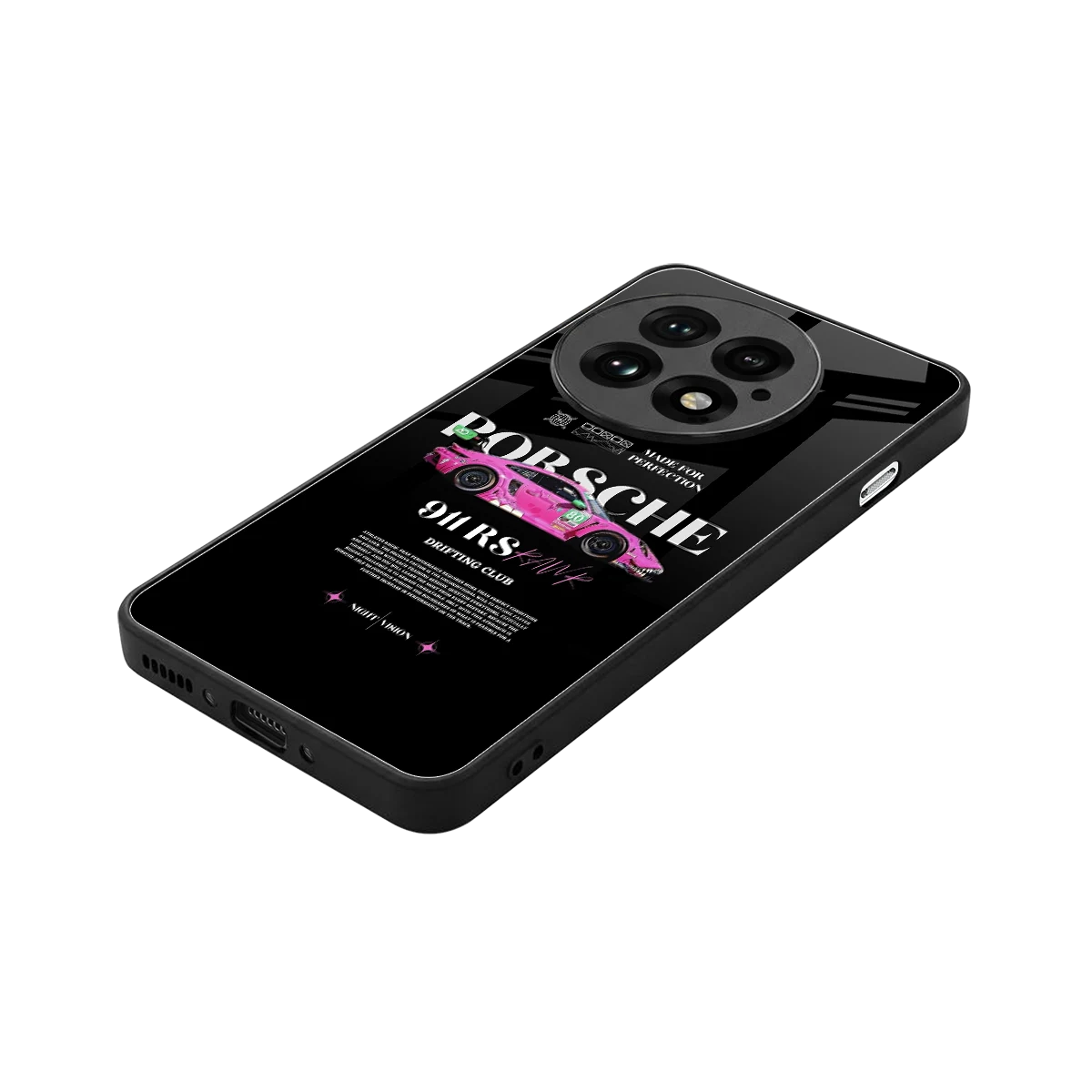 911 Drifting Club stylish phone case for oneplus 13 | glossy glass and slim fit